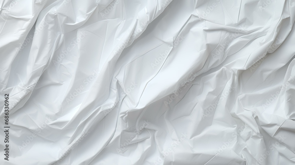 White creased crumpled paper background grunge White creased crumpled paper background grunge