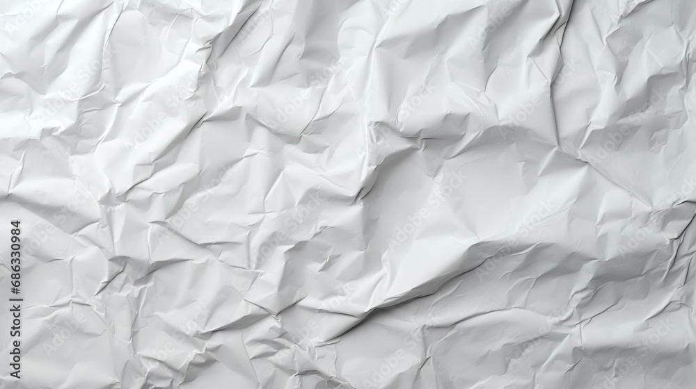 White creased crumpled paper background grunge White creased crumpled paper background grunge