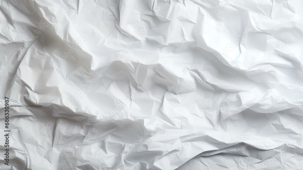 White creased crumpled paper background grunge White creased crumpled paper background grunge