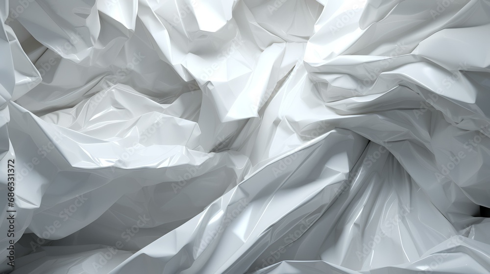 Obraz premium Seamless crumpled paper texture background til