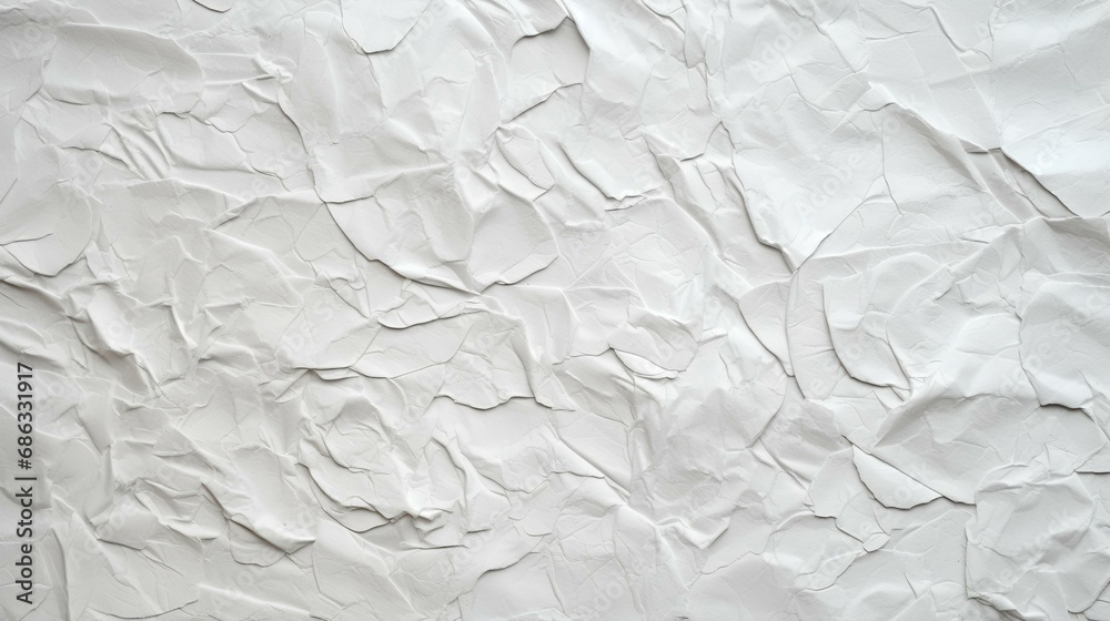 Fototapeta premium Seamless crumpled paper texture background til