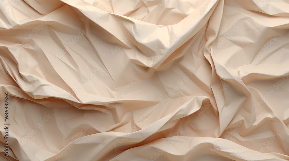 Large halftone crumpled paper texture with a