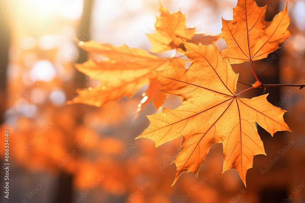 Fototapeta premium autumn maple leaves