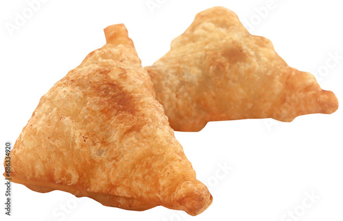 Indian Deep Fried Breakfast Samosa photo