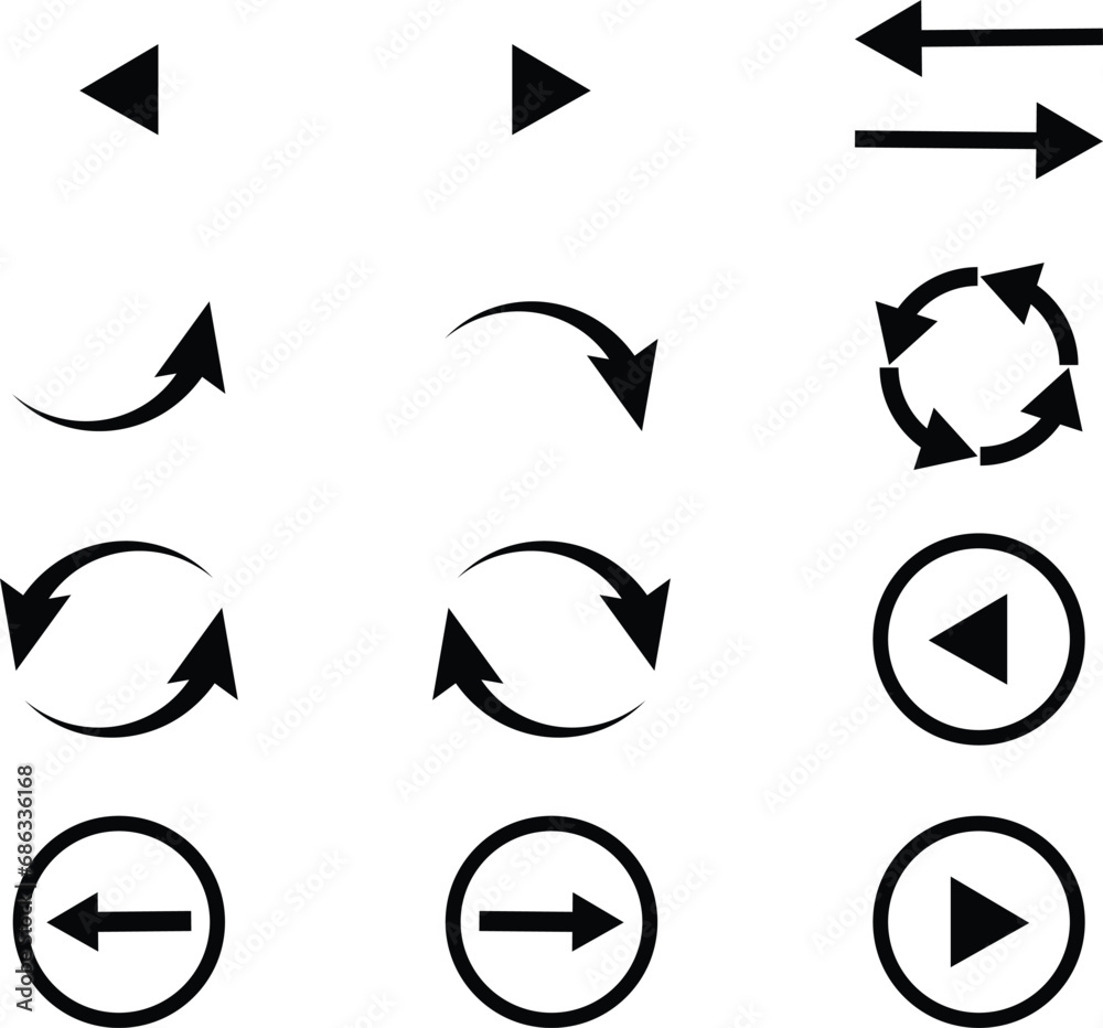 Arrows big black set icons. Arrow icon. Arrow vector collection. Arrow. Cursor. Modern simple arrows. Vector illustration Arrows big black set icons. Arrow icon. Arrow vector collection. Arrow. Cursor. Modern simple arrows. Vector illustration
