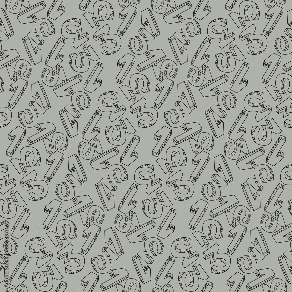 Seamless abstract pattern for printing on wrapping paper, posters, business cards, flyers