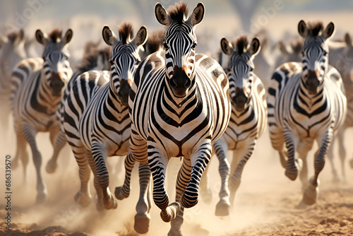 Running Zebras © Annika