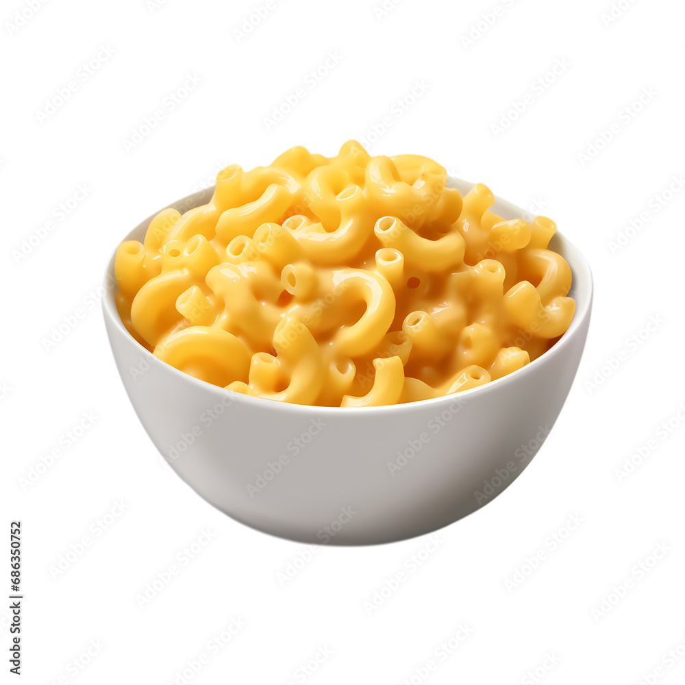 Macaroni and cheese isolated on transparent background Macaroni and cheese isolated on transparent background