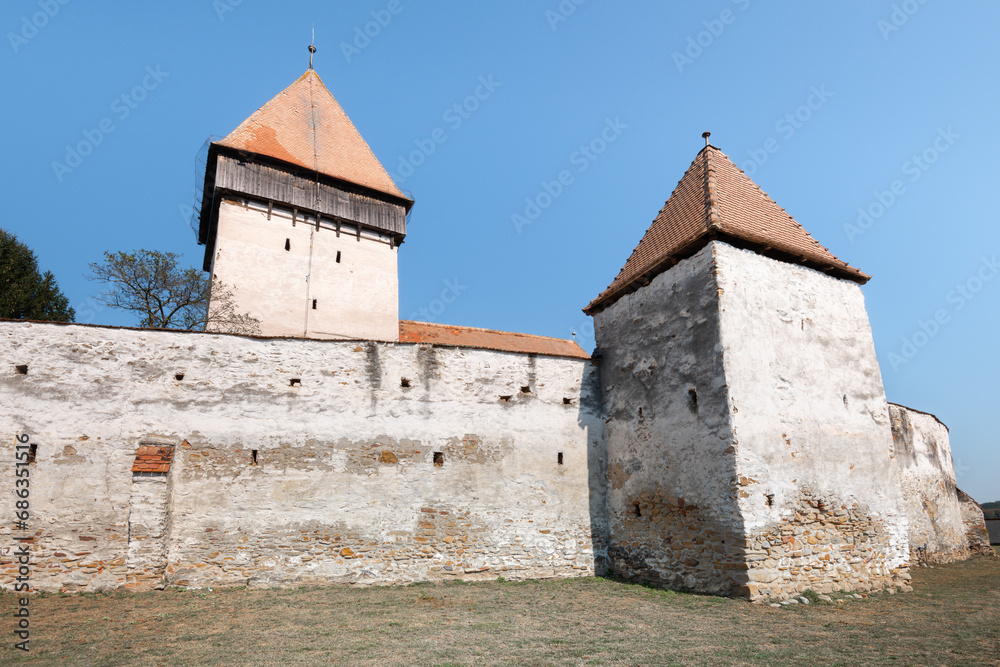 Fortified Church of Hosman, Sibiu County, Romania