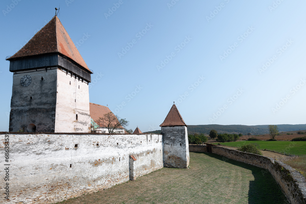 Fortified Church of Hosman, Sibiu County, Romania