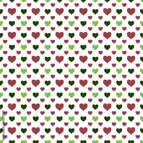Seamless pattern with hearts. Valentine's day background. Vector illustration.