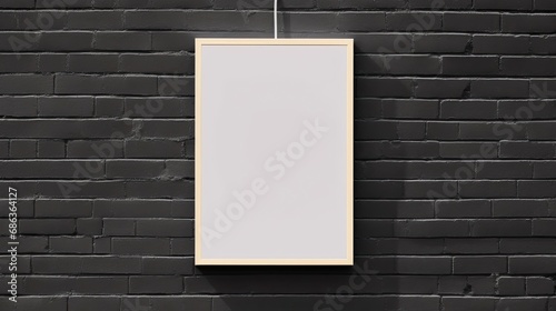 a blank shop signage design mockup, the template on a street, hanging on a wall, the signboard's visibility, offering a clear canvas for logo presentation.