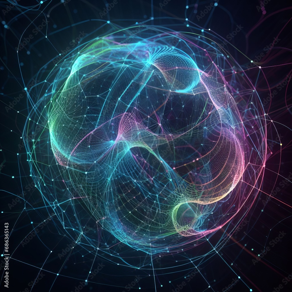 abstract background network futuristic lines abstract background network futuristic lines