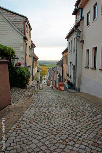 city views of Hohenstein-Ernstthal  large district town in saxony