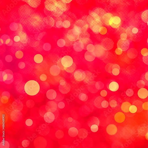 Red bokeh background for seasonal, holidays, event celebrations and various design works