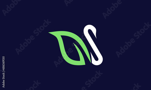 swan and leaf logo