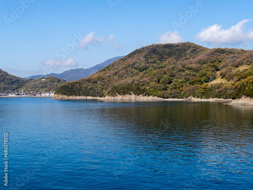 小豆島と瀬戸内海の風景。  © midori_stock