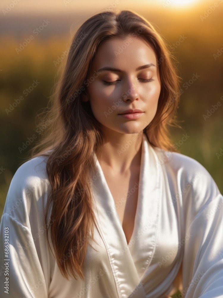 Naklejka premium portrait of a woman