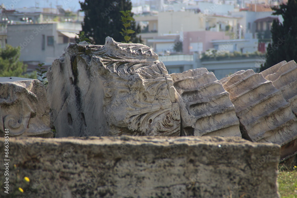 Obraz premium Templo de Zeus Olímpico