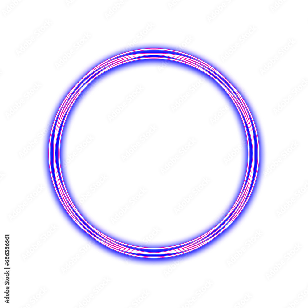 glowing neon circle frame glowing neon circle frame