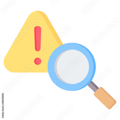 Risk Analysis Flat Icon