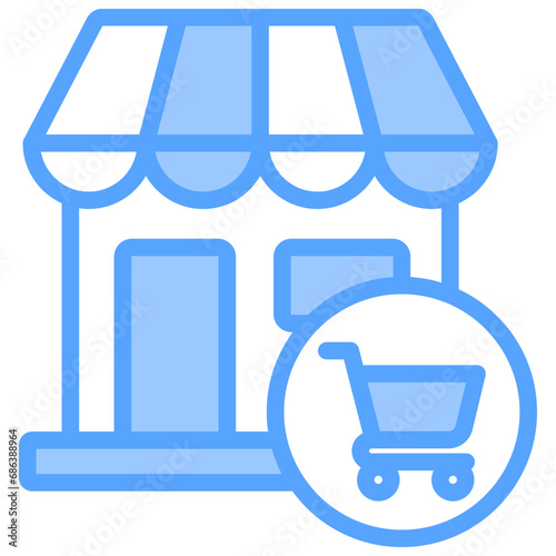 Retailer Blue Icon