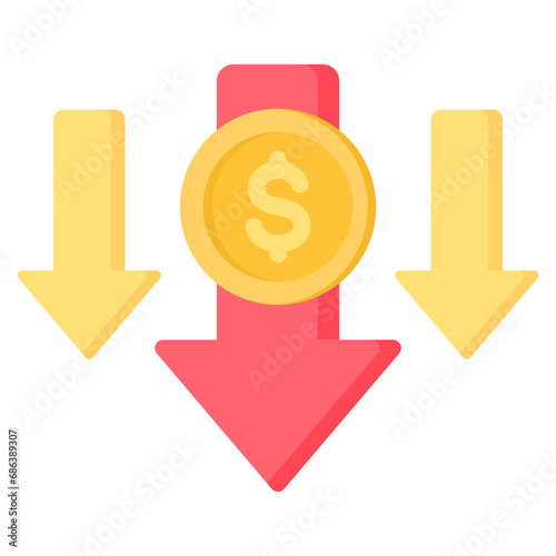 Low Price Flat Icon