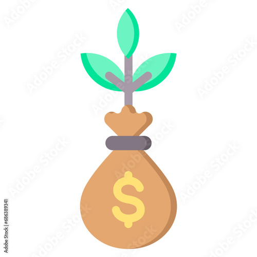 Investment Flat Icon