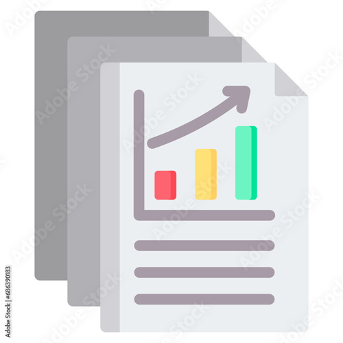 Raw Data Flat Icon
