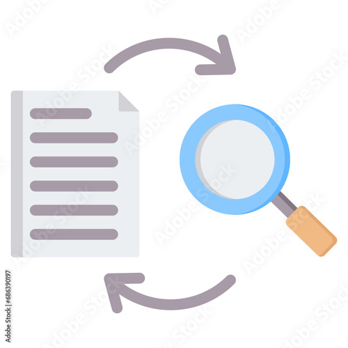Iterative Flat Icon