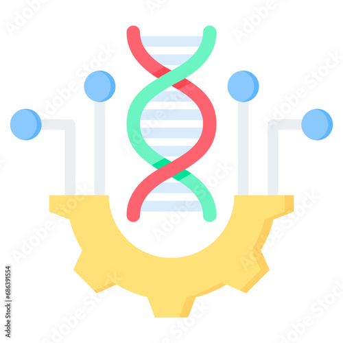 Biotechnology Flat Icon