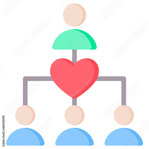 Non Profit Organization Flat Icon