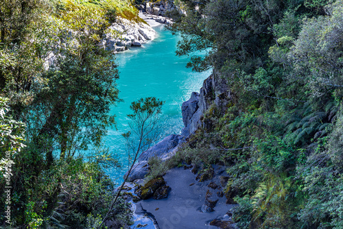 Hokitika Gorge on the South Island of New Zealand