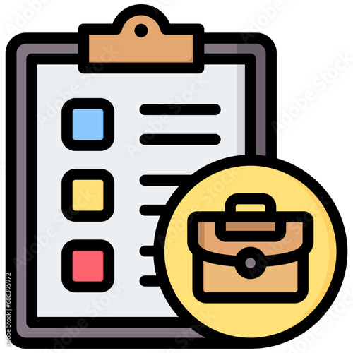 Requirement Outline Color Icon