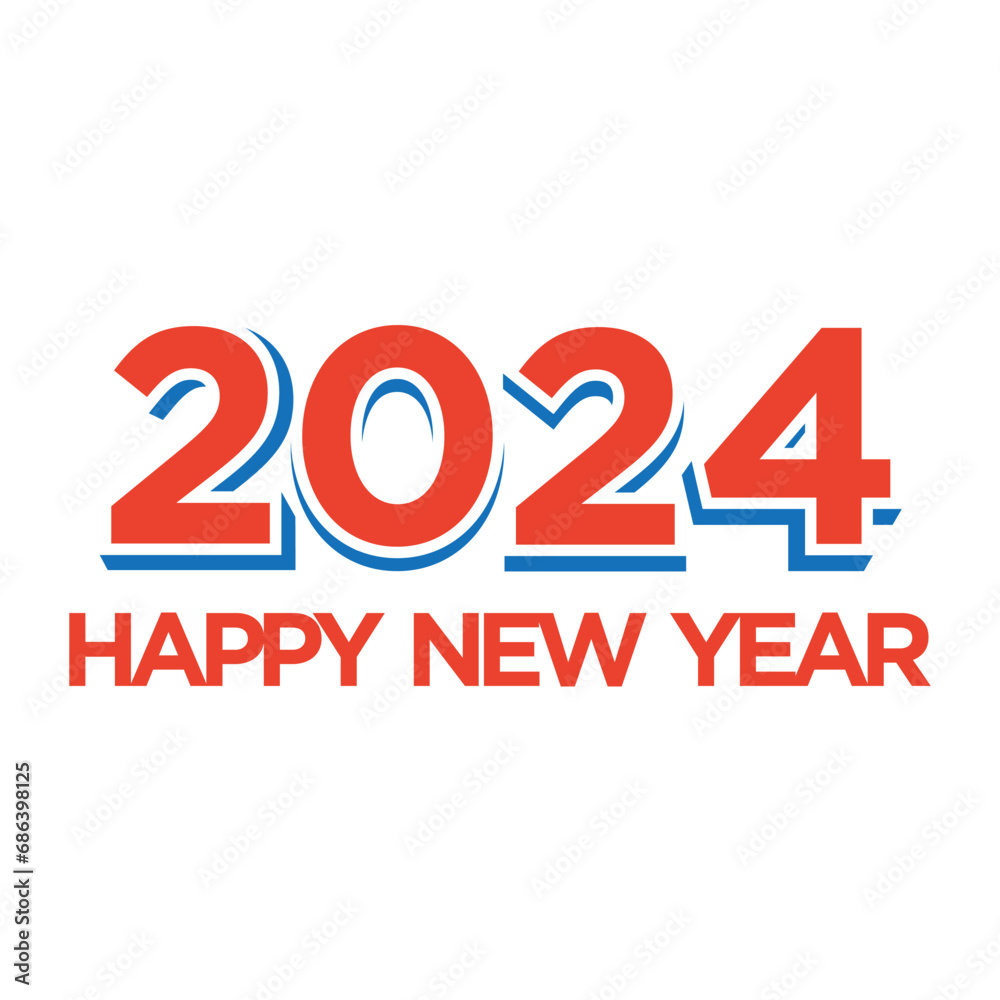 Vector 2024 logo design idea with modern creative concept Vector 2024 logo design idea with modern creative concept