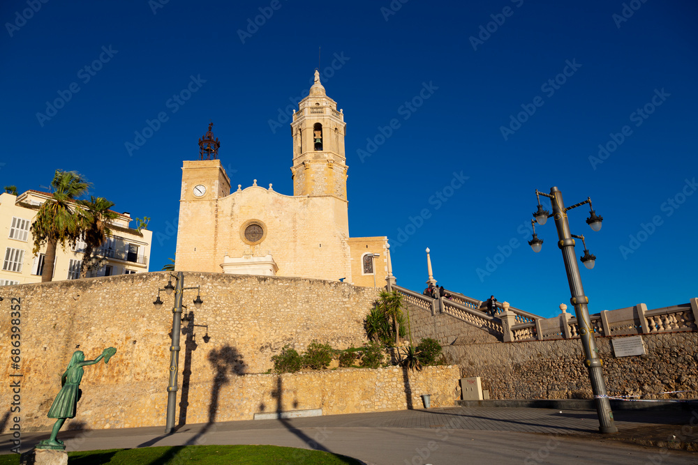 Sitges - Church of St. Bartholomew and Santa Tecla Sitges - Church of St. Bartholomew and Santa Tecla