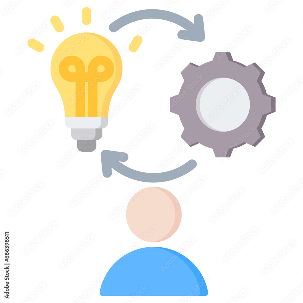 Initiative Flat Icon Initiative Flat Icon