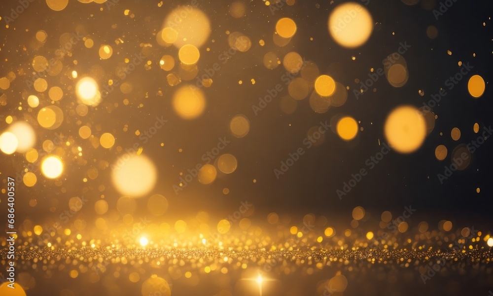 Abstract bokeh background with glow particles Abstract bokeh background with glow particles