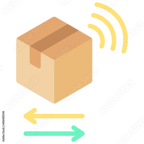 Network Packet Flat Icon