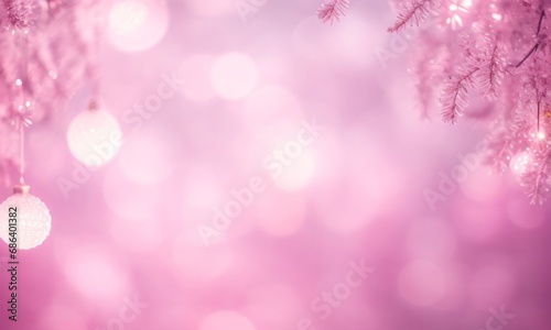 Abstract bokeh background with glow particles