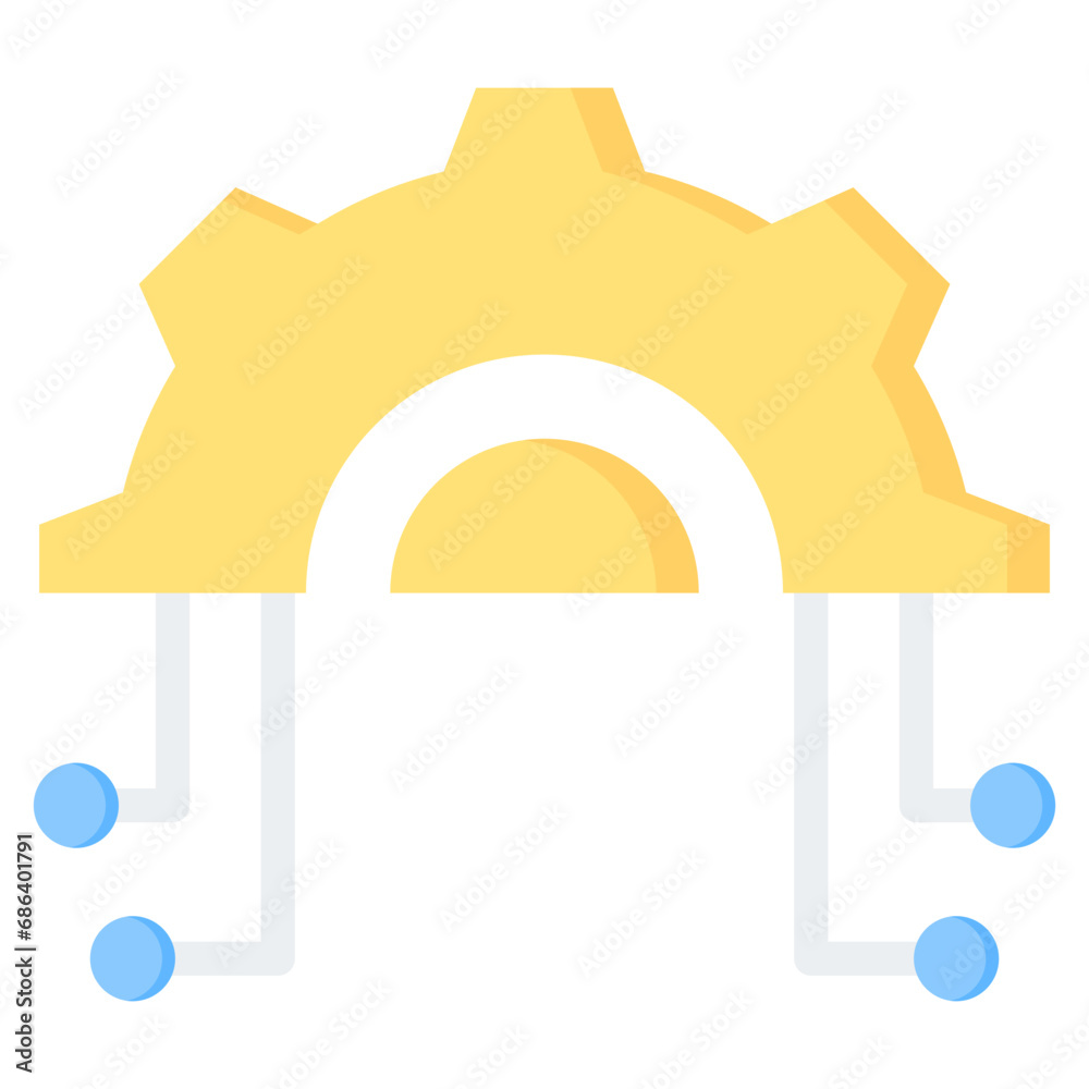 Technology Flat Icon Technology Flat Icon