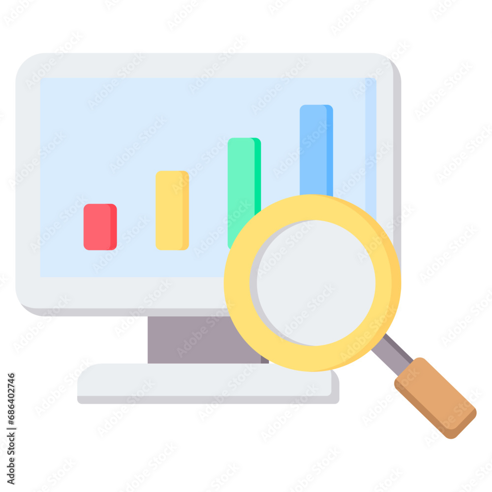 Data Analysis Flat Icon Data Analysis Flat Icon