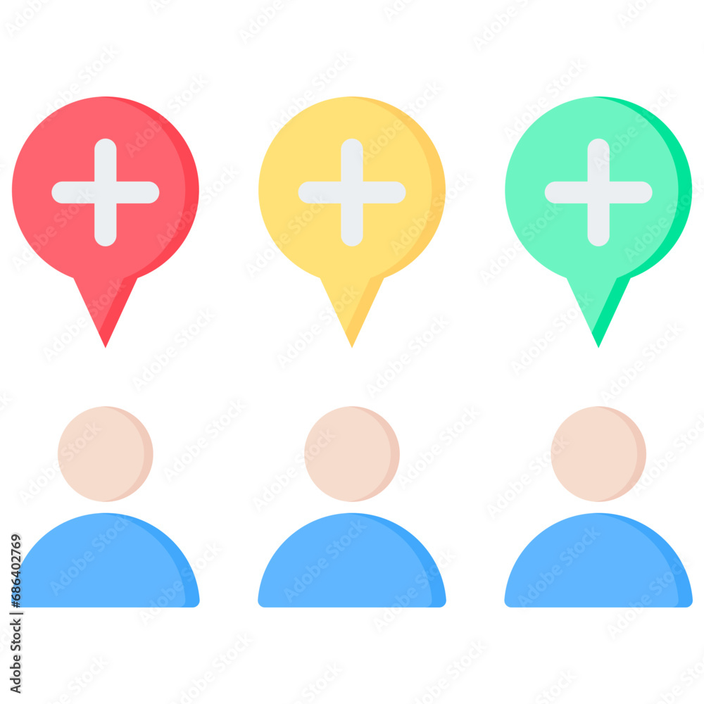 Obraz premium Demand Flat Icon