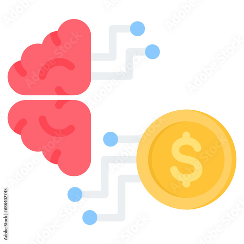 Business Intelligence Flat Icon © Uniconlabs