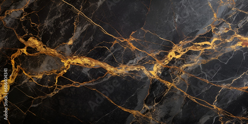 High-Quality Black Marble with Gold Traces - Perfect for Sophisticated Design Projects