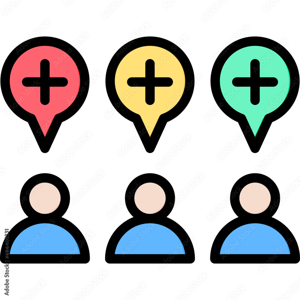 Demand Outline Color Icon