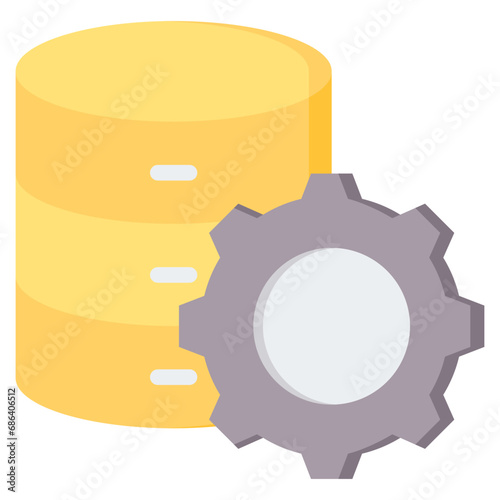 Cache Flat Icon