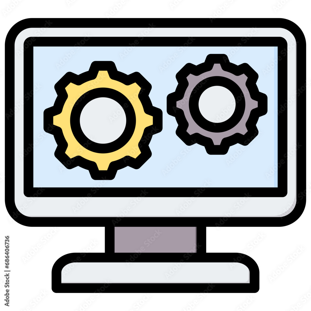 Software Outline Color Icon Software Outline Color Icon
