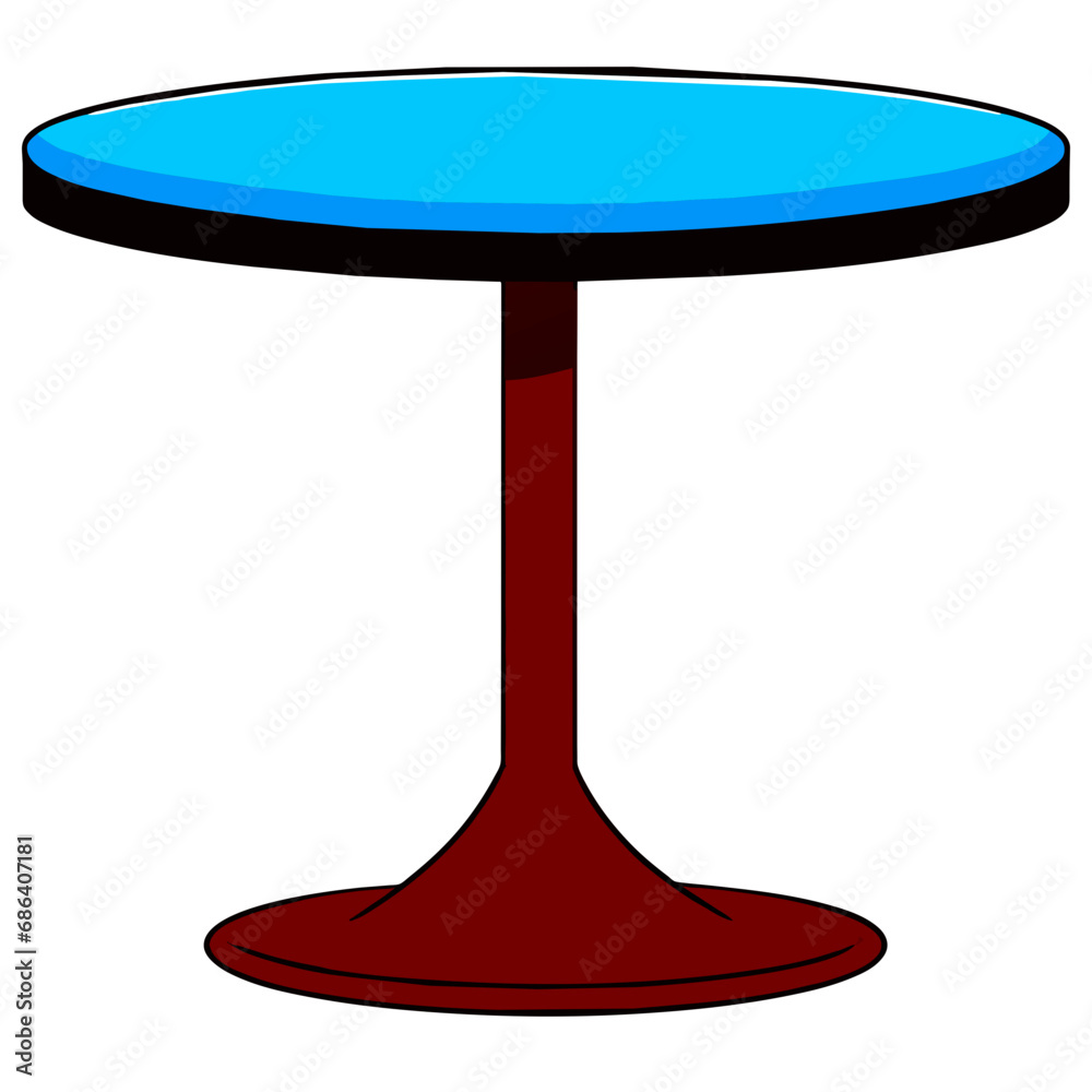 red and white table red and white table