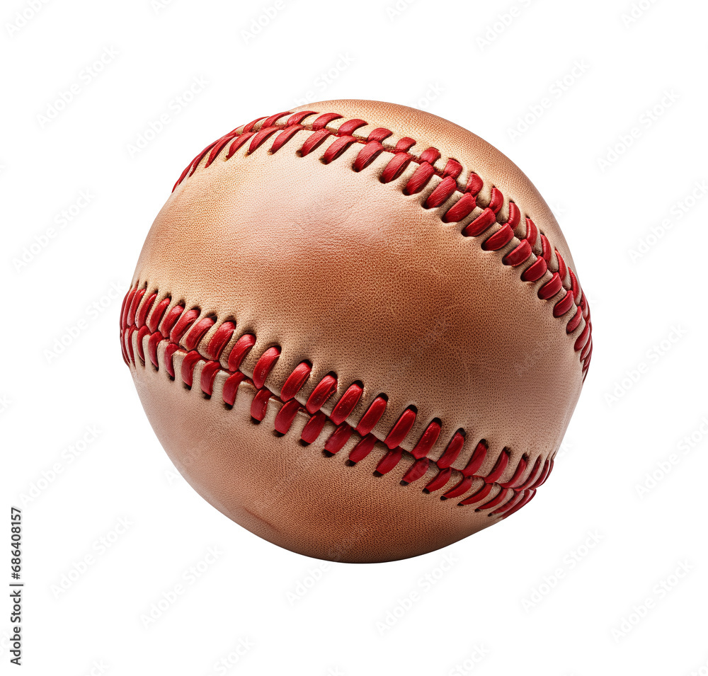 Baseball ball isolated  on a transparent background. png file